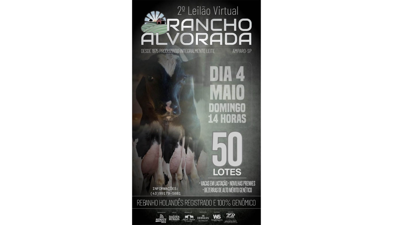 2º Leilão Virtual Rancho Alvorada